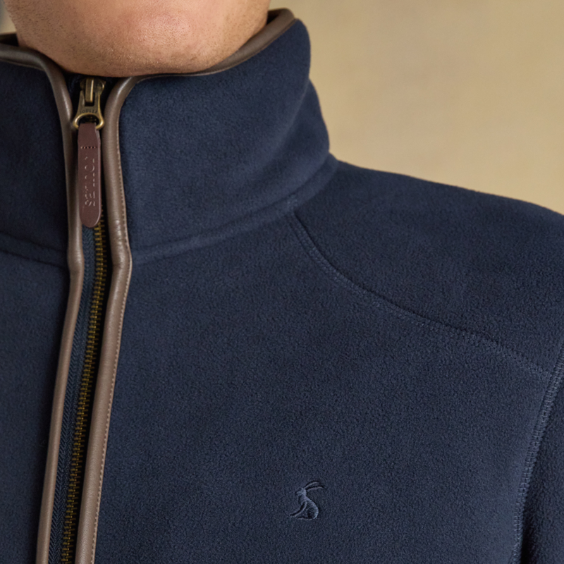 Joules Men's Heritage Full Zip Fleece - Navy-5