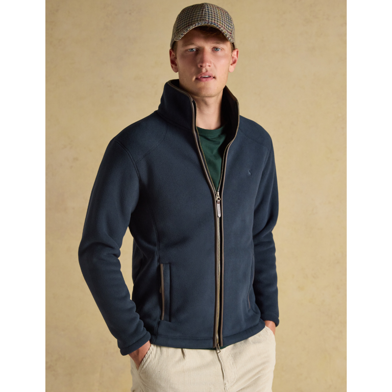 Joules Men's Heritage Full Zip Fleece - Navy-1