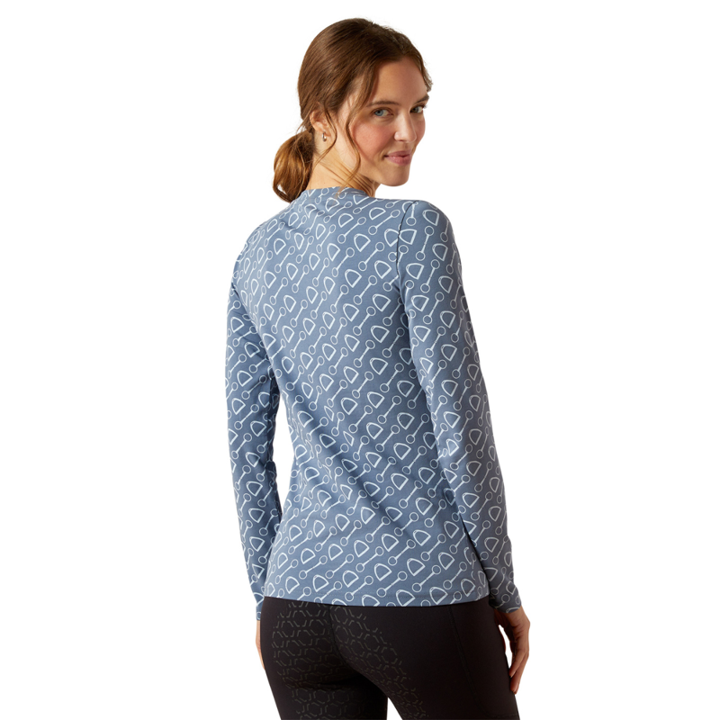 Ariat Women's Hardware Print T-Shirt - China Blue-1