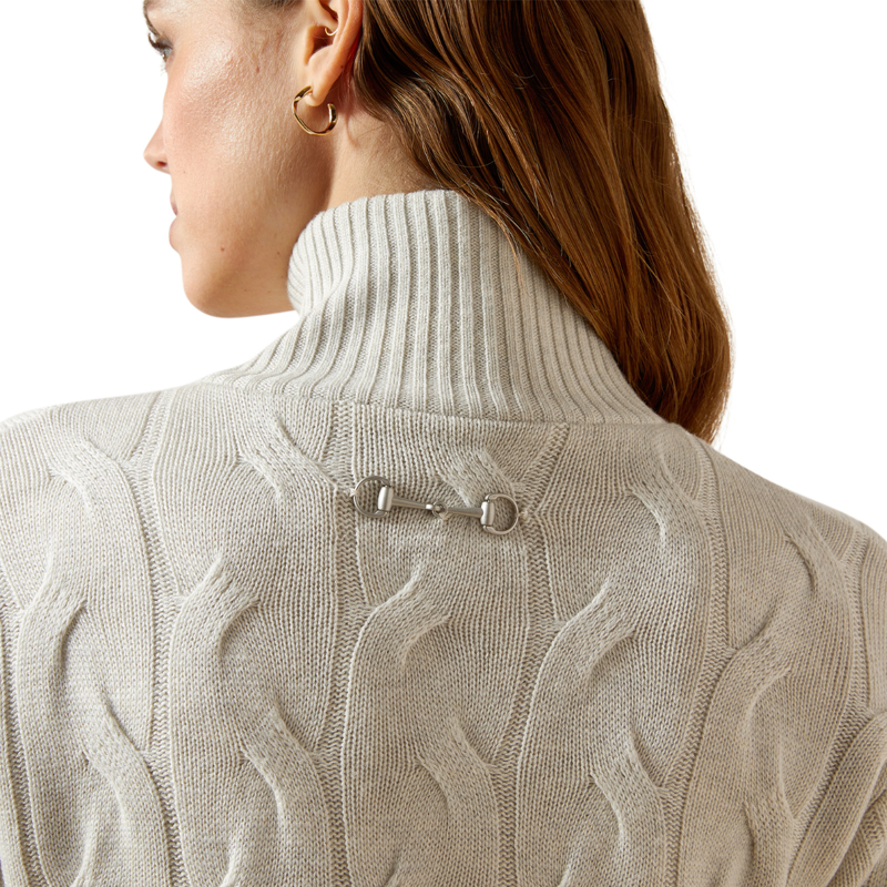 Ariat Women's Alamere Sweater - Moonstruck Heather-3