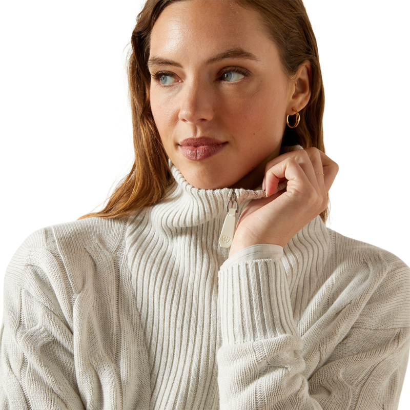 Ariat Women's Alamere Sweater - Moonstruck Heather-2