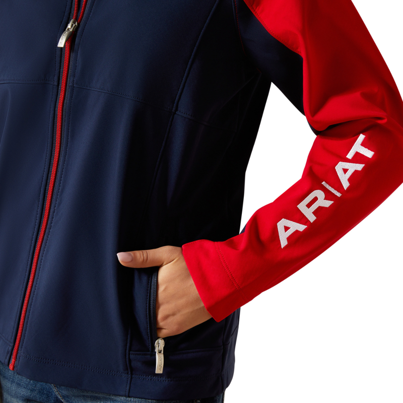 Ariat Youth Team EQ Jacket - Navyt/Red-3