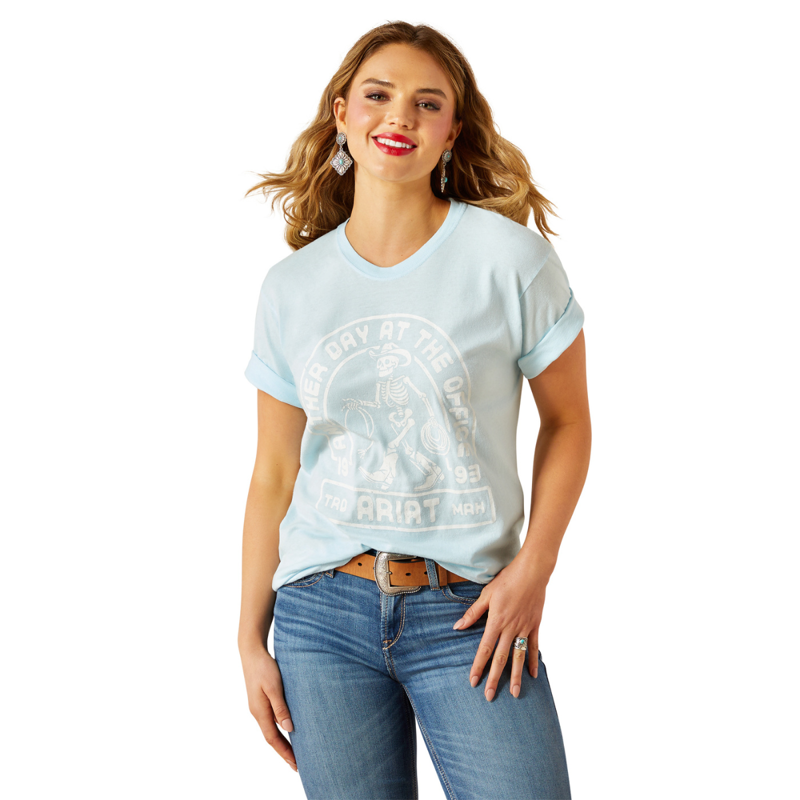 Ariat Women's Another Day T-Shirt - Vintage Lagoon