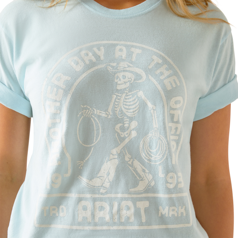 Ariat Women's Another Day T-Shirt - Vintage Lagoon-2
