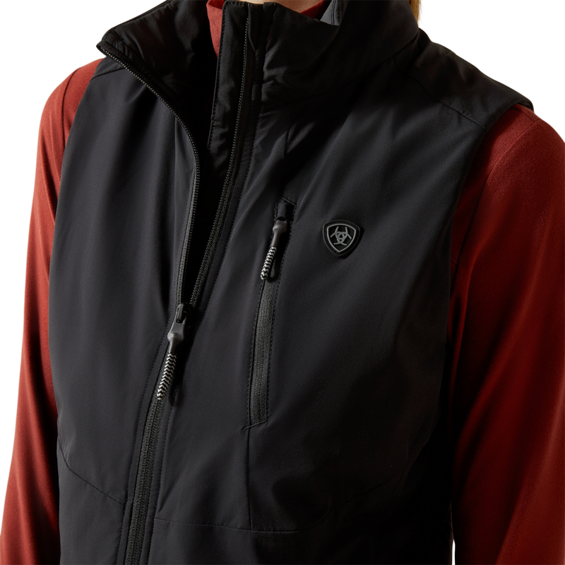 Ariat Women's Rion StretchShell Insulated Vest - Black-2