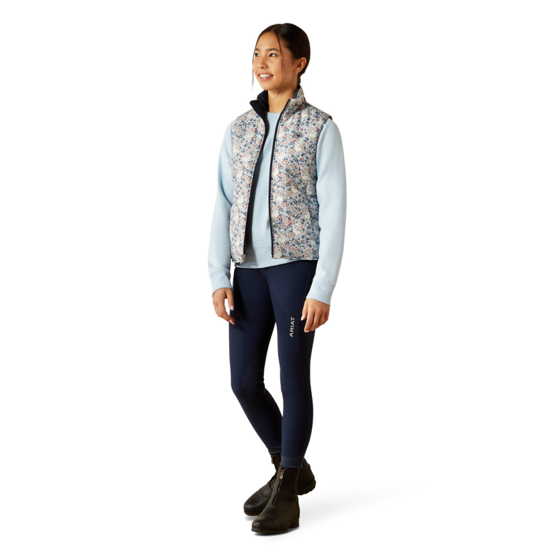 Ariat Youth Bella Reversible Insulated Vest - Posey Pony Print-4