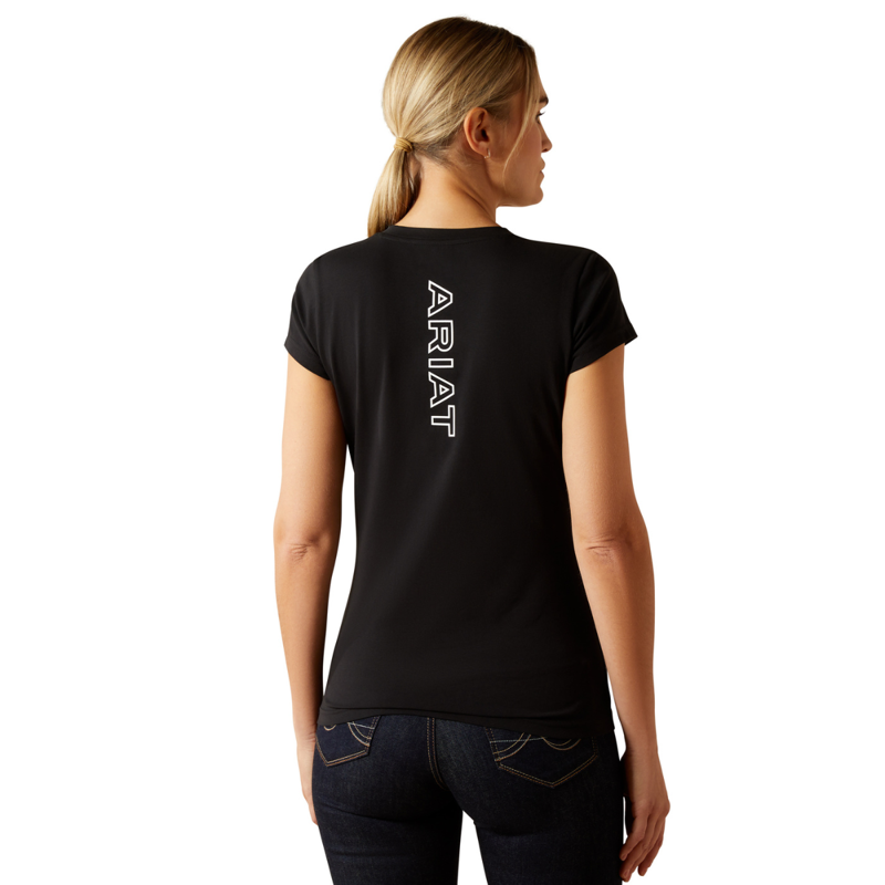 Ariat Women's BV Logo T-Shirt - Black-1