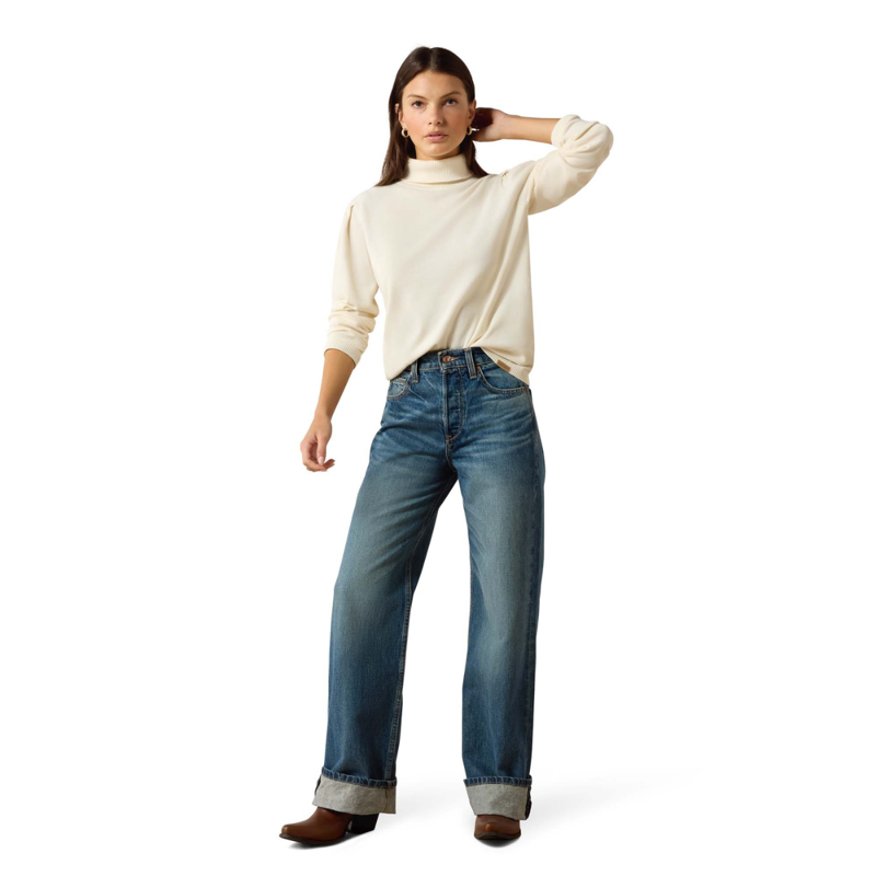 Ariat Women's Aldergate Sweater - Artic Wolf-5