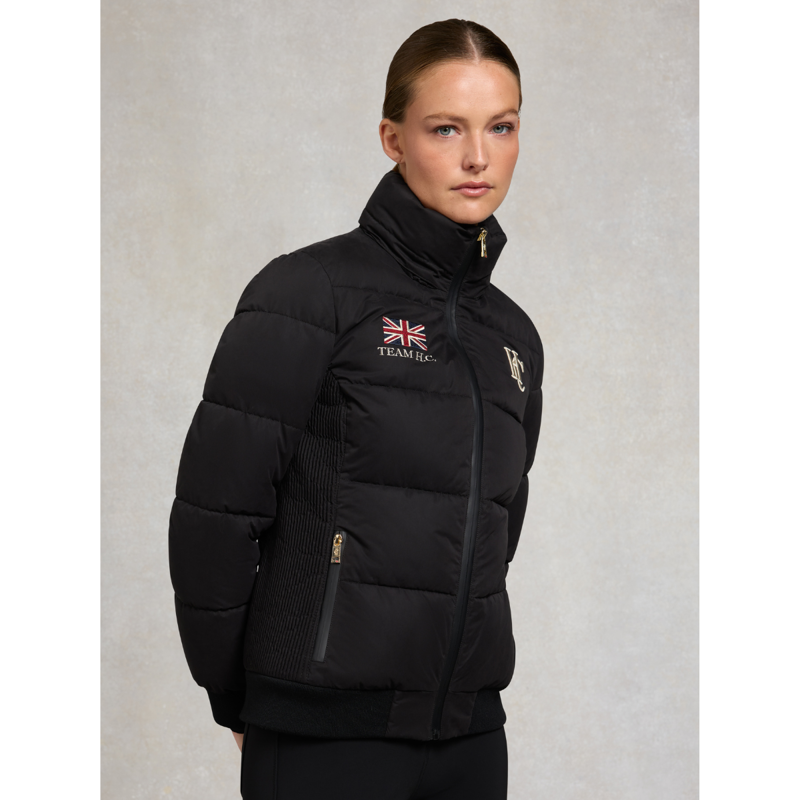Holland Cooper Team Padded Jacket - Black-2