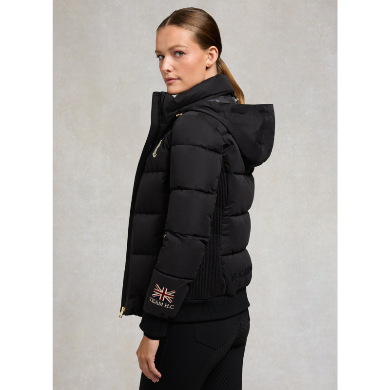 Holland Cooper Team Padded Jacket - Black-1