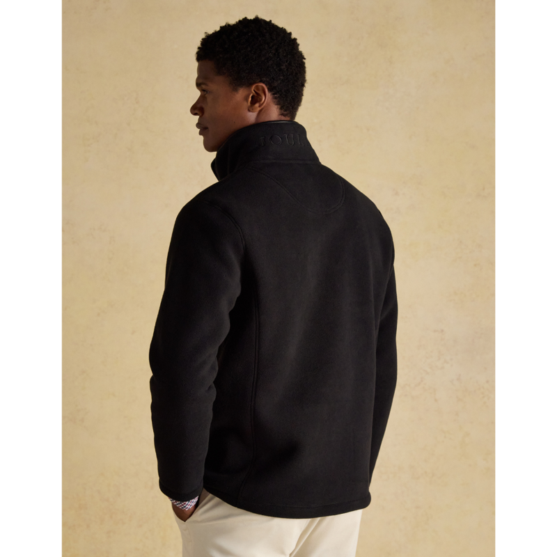Joules Men's Heritage Fleece Quarter Zip - Black-2