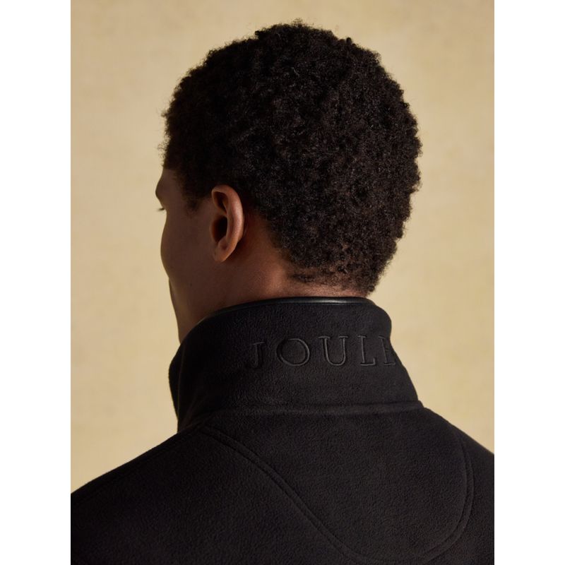 Joules Men's Heritage Fleece Quarter Zip - Black-5