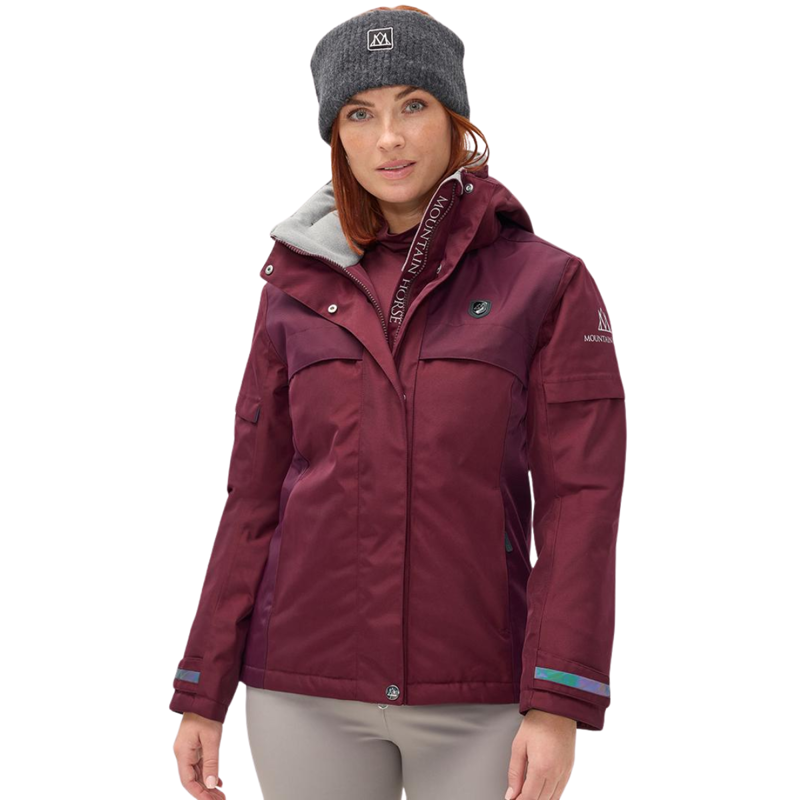 Mountain Horse Ladies Royal Grace Jacket - Dark Ruby Red-2