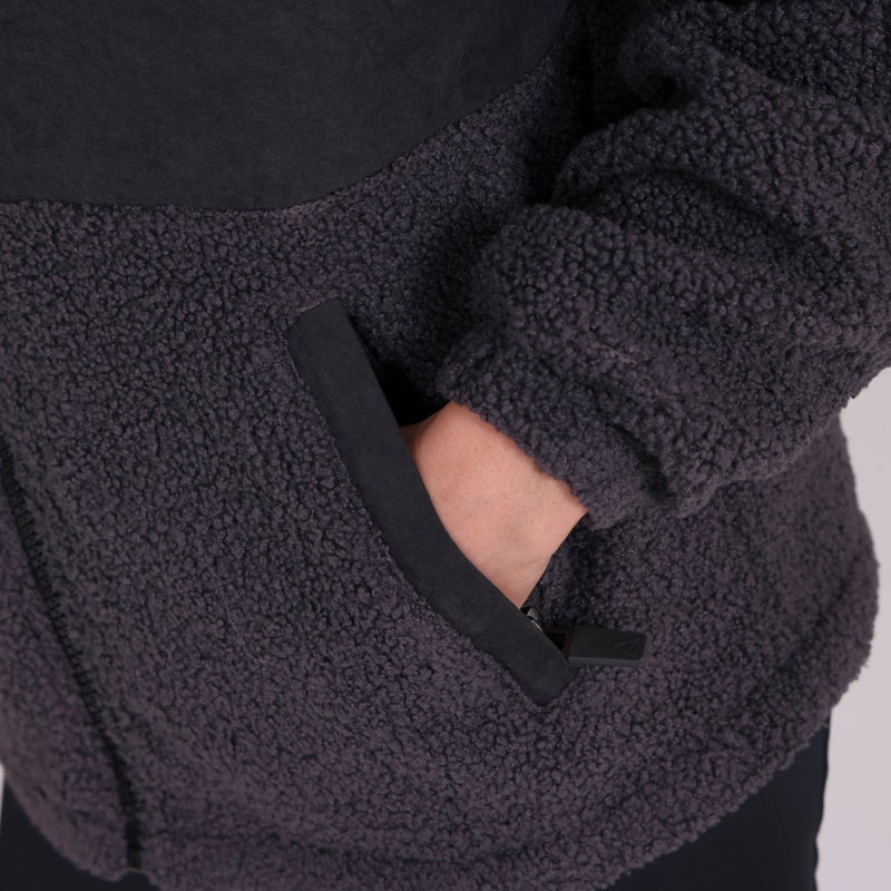 Aubrion React Sherpa Fleece Jacket - Shadow-8