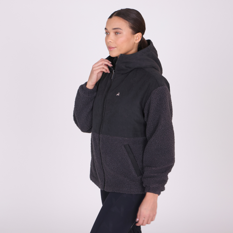 Aubrion React Sherpa Fleece Jacket - Shadow-3