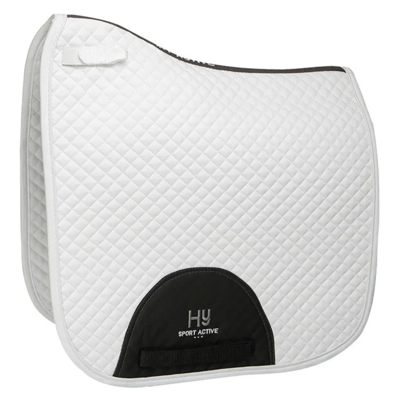 Hy Sport Active Dressage Saddle Pad - White