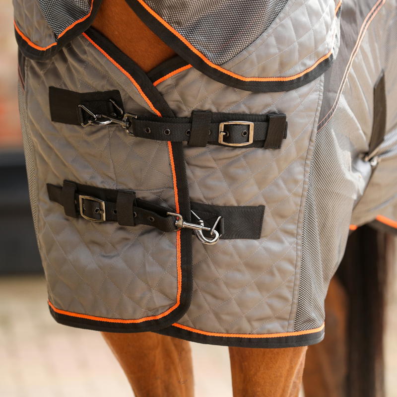 Equilibrium Therapy Magnetic Rug - Black/Orange-5