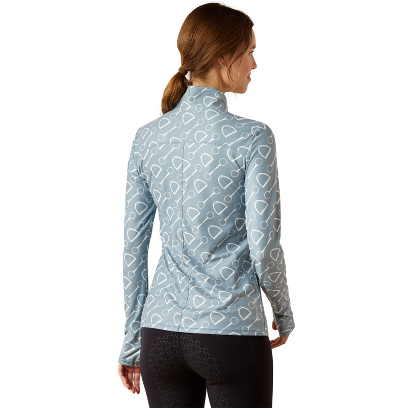 Ariat Women's Lowell 3.0 1/4 Zip Baselayer - Hardware Print-1