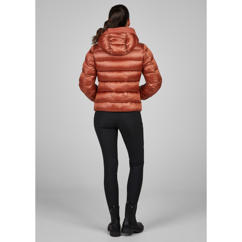 Pikeur Selection Ladies Quilted Jacket - Rose Wood-6
