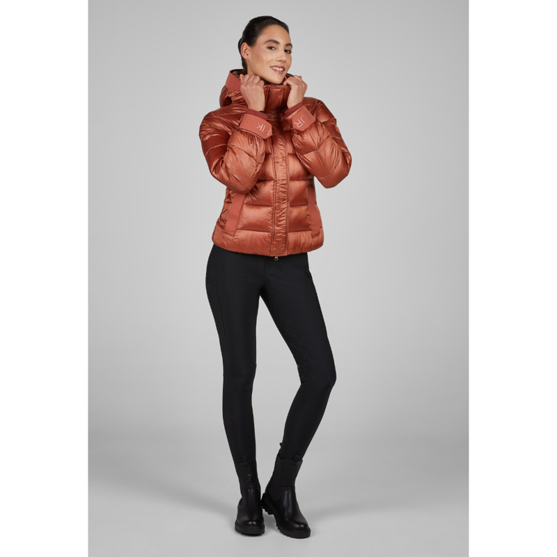 Pikeur Selection Ladies Quilted Jacket - Rose Wood-5