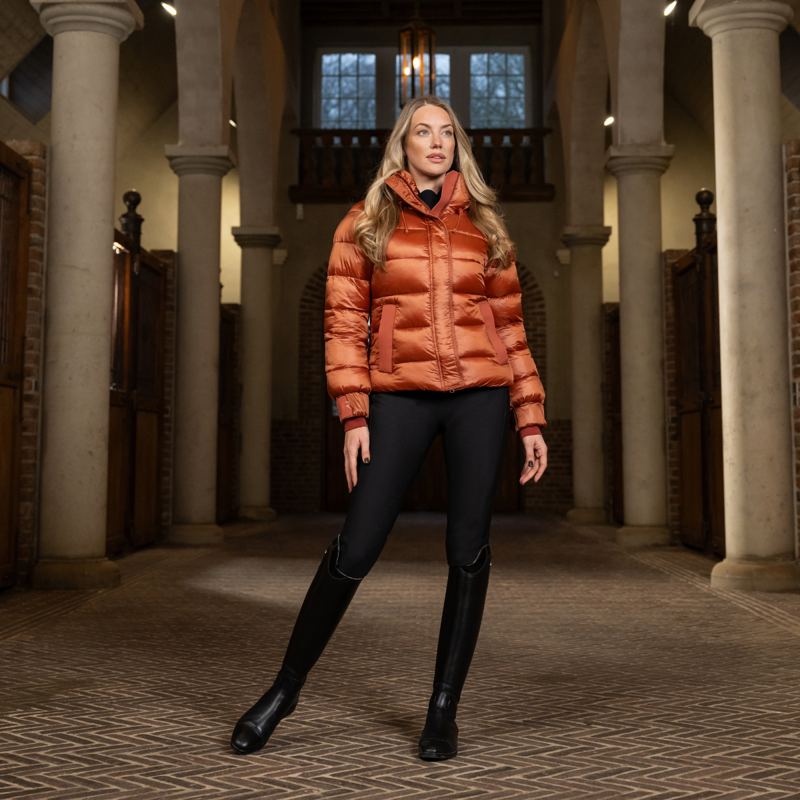 Pikeur Selection Ladies Quilted Jacket - Rose Wood-7