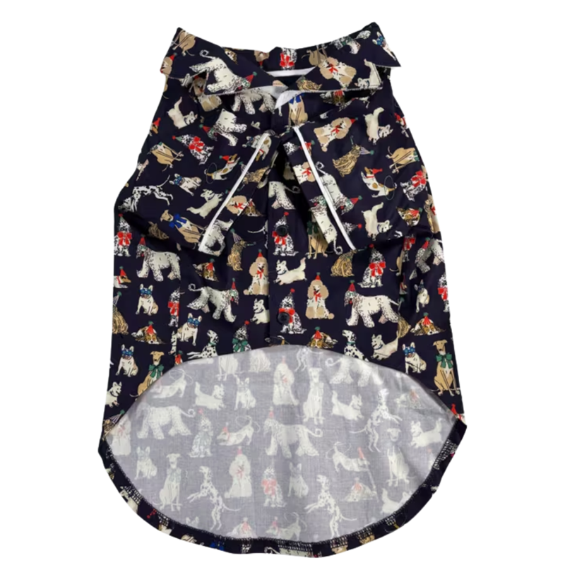 Joules Festive Dog Pyjamas-3