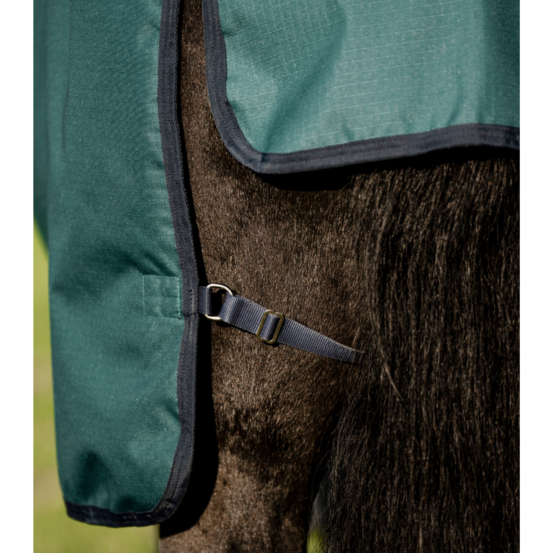 Horseware Amigo Ripstop 900D Plus 200g Turnout Rug - Dynasty Green/Navy Silver-8