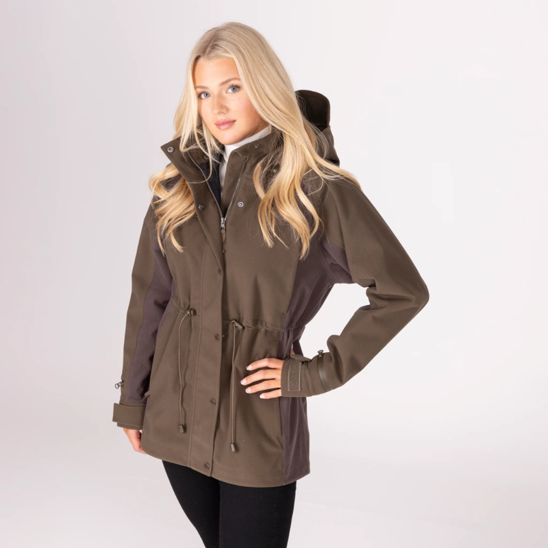 Aubrion Unisex Heritage Full Zip Jacket - Dark Olive-1