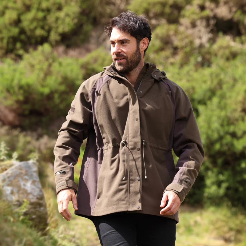 Aubrion Unisex Heritage Full Zip Jacket - Dark Olive-5