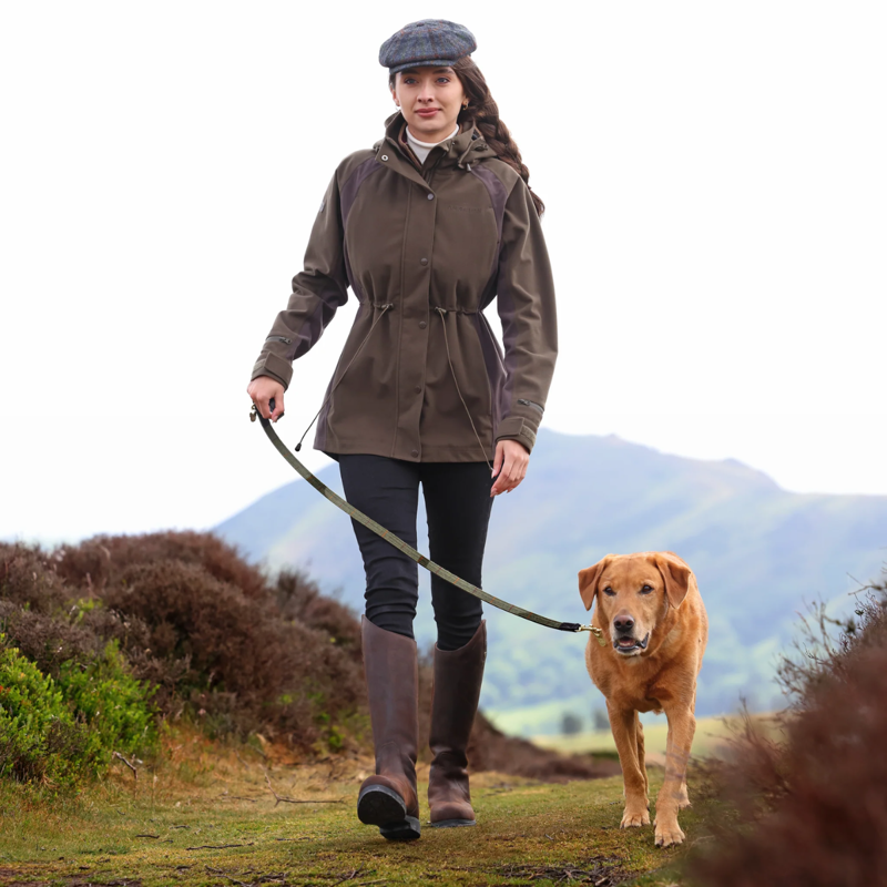 Aubrion Unisex Heritage Full Zip Jacket - Dark Olive-6