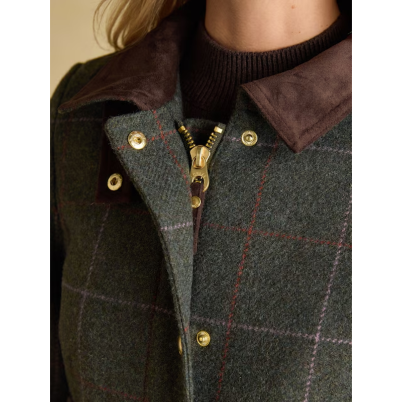 Joules Ladies Classic Fieldcoat - Grasmoor Tweed-1