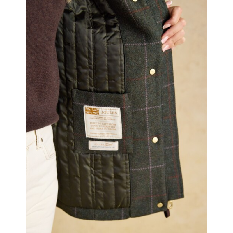 Joules Ladies Classic Fieldcoat - Grasmoor Tweed-3