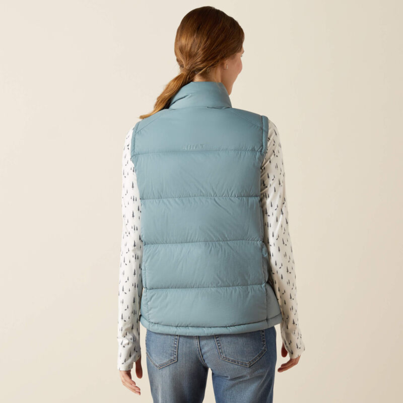 Ariat Women's UltraPuff Down Vest - Steel Sage-1