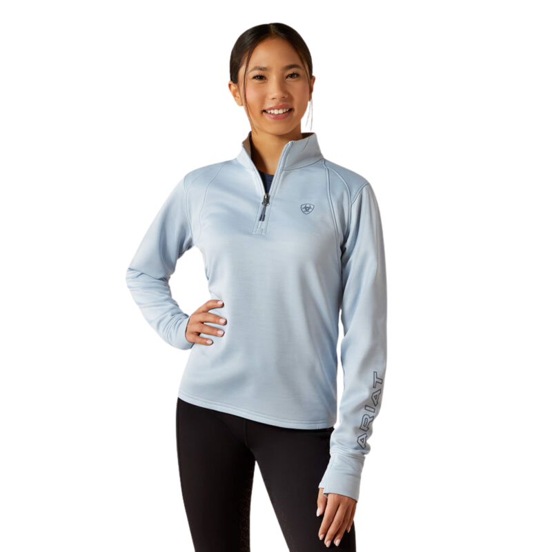 Ariat Youth Team EQ 1/2 Zip Pullover - Skyway