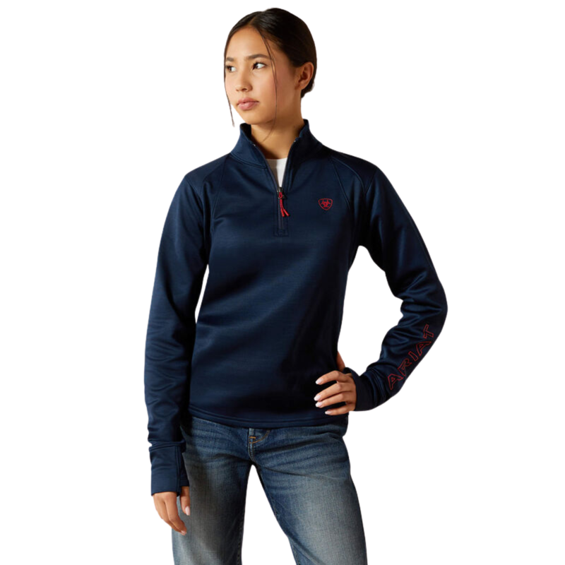 Ariat Youth Team EQ 1/2 Zip Pullover - Navy