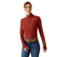 Ariat Women's Lowell 3.0 1/4 Zip Base Layer - Madder Brown
