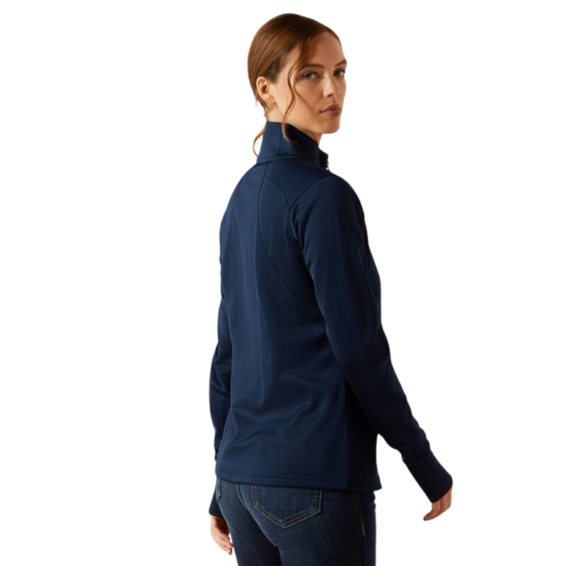 Ariat Women's Team EQ 1/2 Zip Pullover - Navy-1