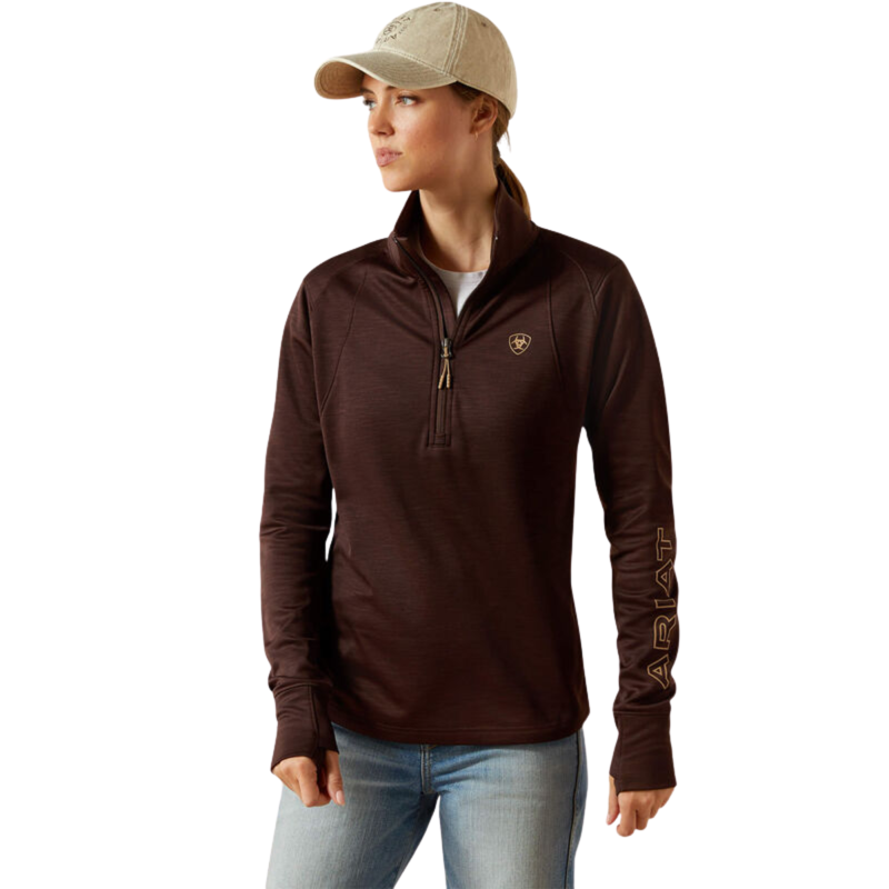 Ariat Women's Team EQ 1/2 Zip Pullover - Java