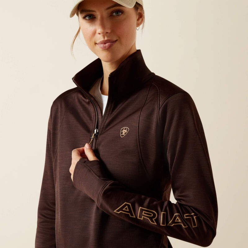 Ariat Women's Team EQ 1/2 Zip Pullover - Java-2