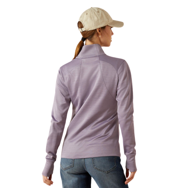 Ariat Women's Team EQ 1/2 Zip Pullover - Purple Ash-1