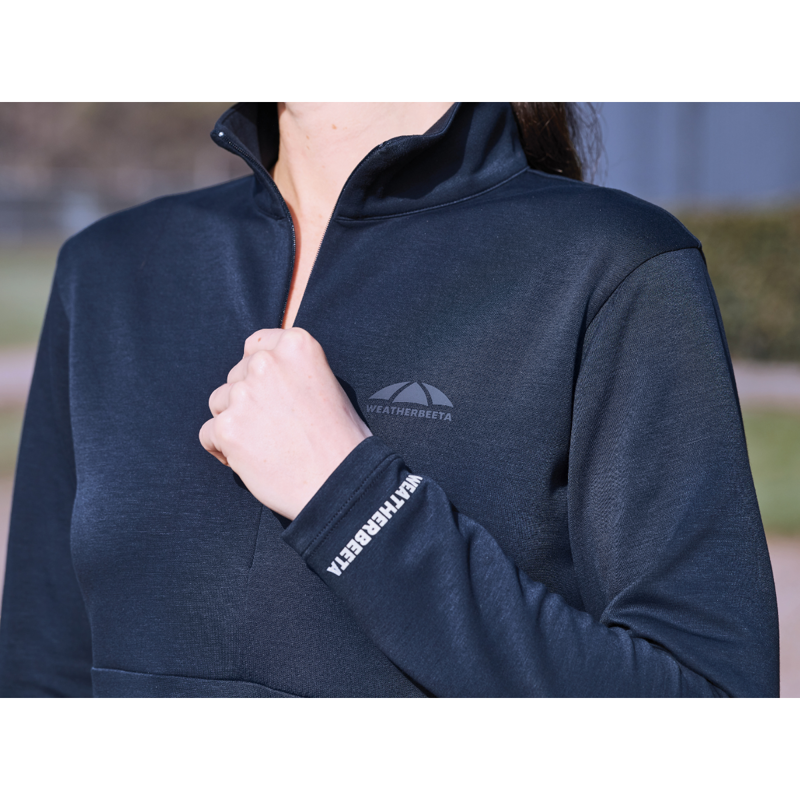 WeatherBeeta Copper 1/2 Zip Long Sleeve Mid-Layer - Navy-2