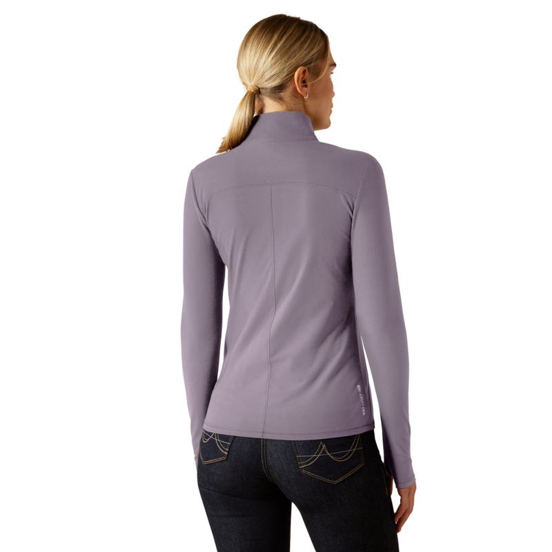Ariat Women's Lowell 3.0 1/4 Zip Baselayer - Purple Ash-1