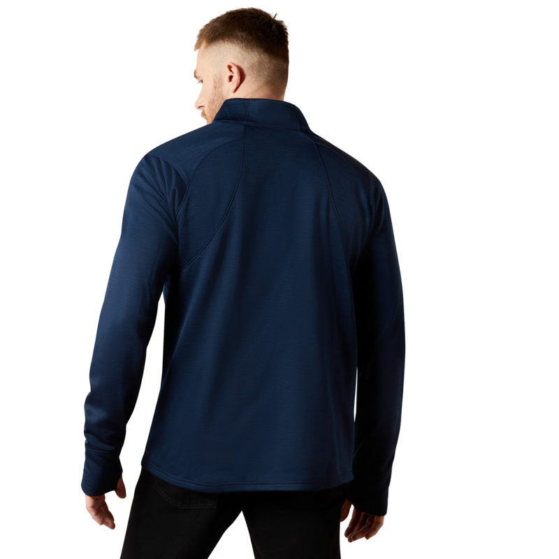 Ariat Men's Team EQ 1/2 Zip Pullover - Navy-1