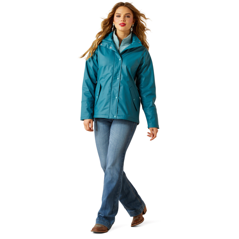 Ariat Women's Drizzle Rain Coat - Dragonfly-4