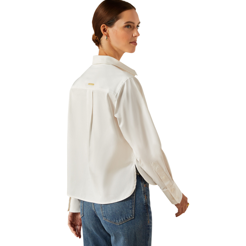 Ariat Women's Osney Blouse - White Alyssum-1