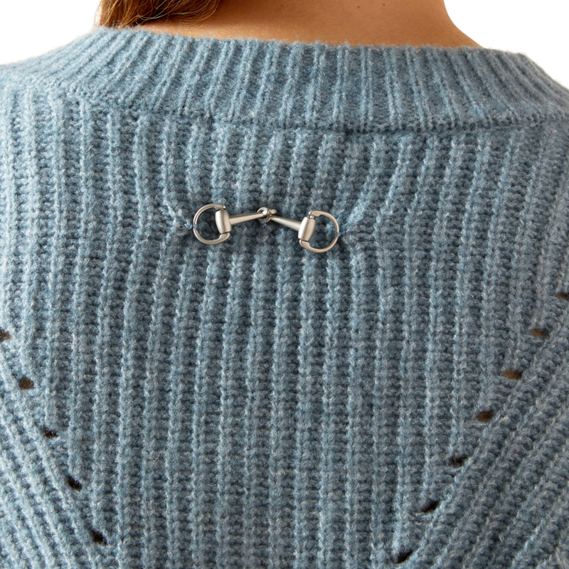 Ariat Women's Blaydon Sweater - Spring Lake Heather-3