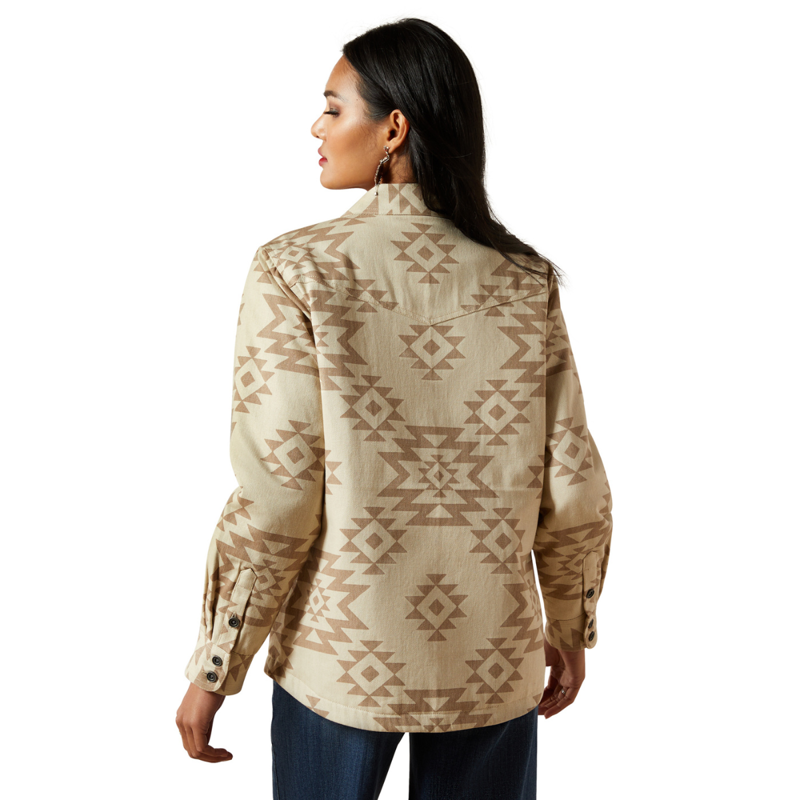 Ariat Women's Clovis Insulated Shirt Jacket - Puebla Print-3