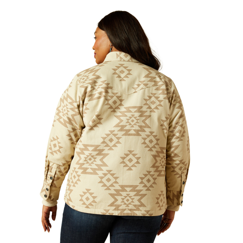 Ariat Women's Clovis Insulated Shirt Jacket - Puebla Print-2