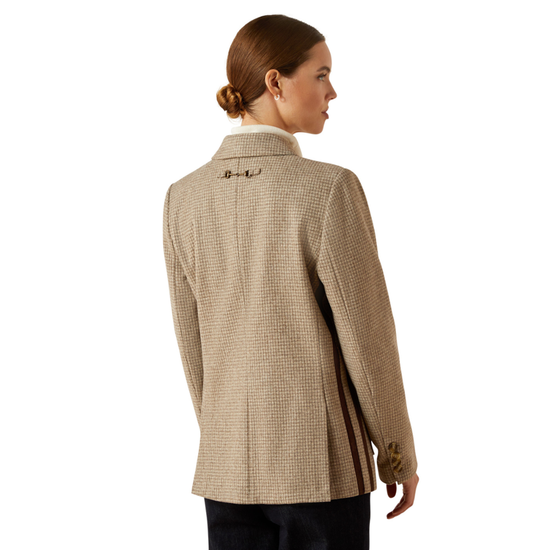 Ariat Women's Beckfoot Blazer - Camel HoundsTooth-1