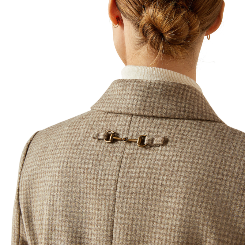 Ariat Women's Beckfoot Blazer - Camel HoundsTooth-4